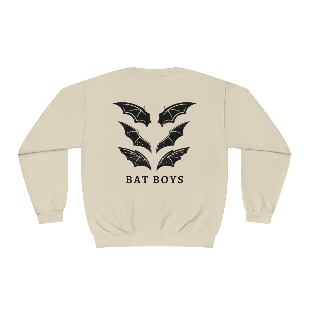 Bat Boys (back design) Crewneck Sweatshirt