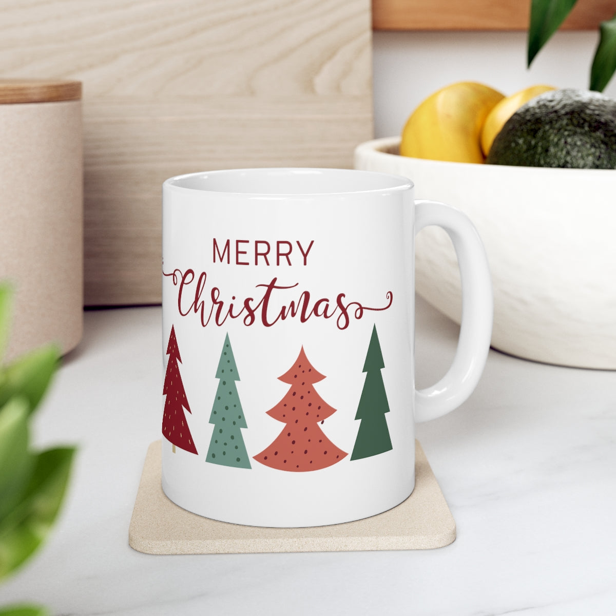 Merry Christmas Ceramic Mug 11oz