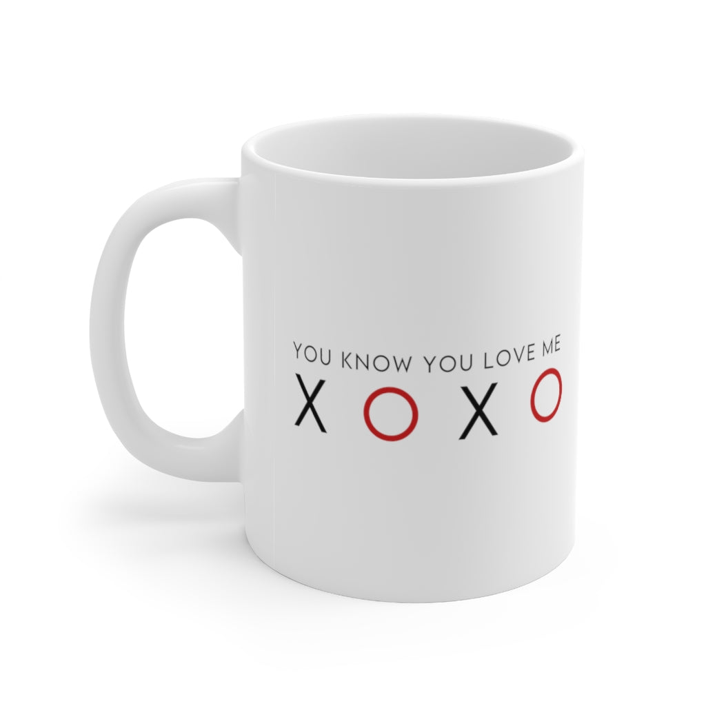 XOXO Ceramic Mug 11oz