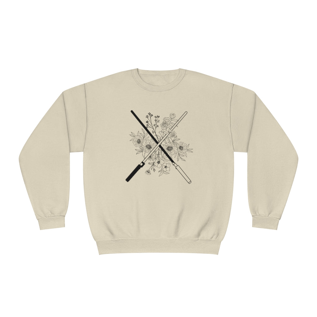 FlowerSaber Crewneck Sweatshirt