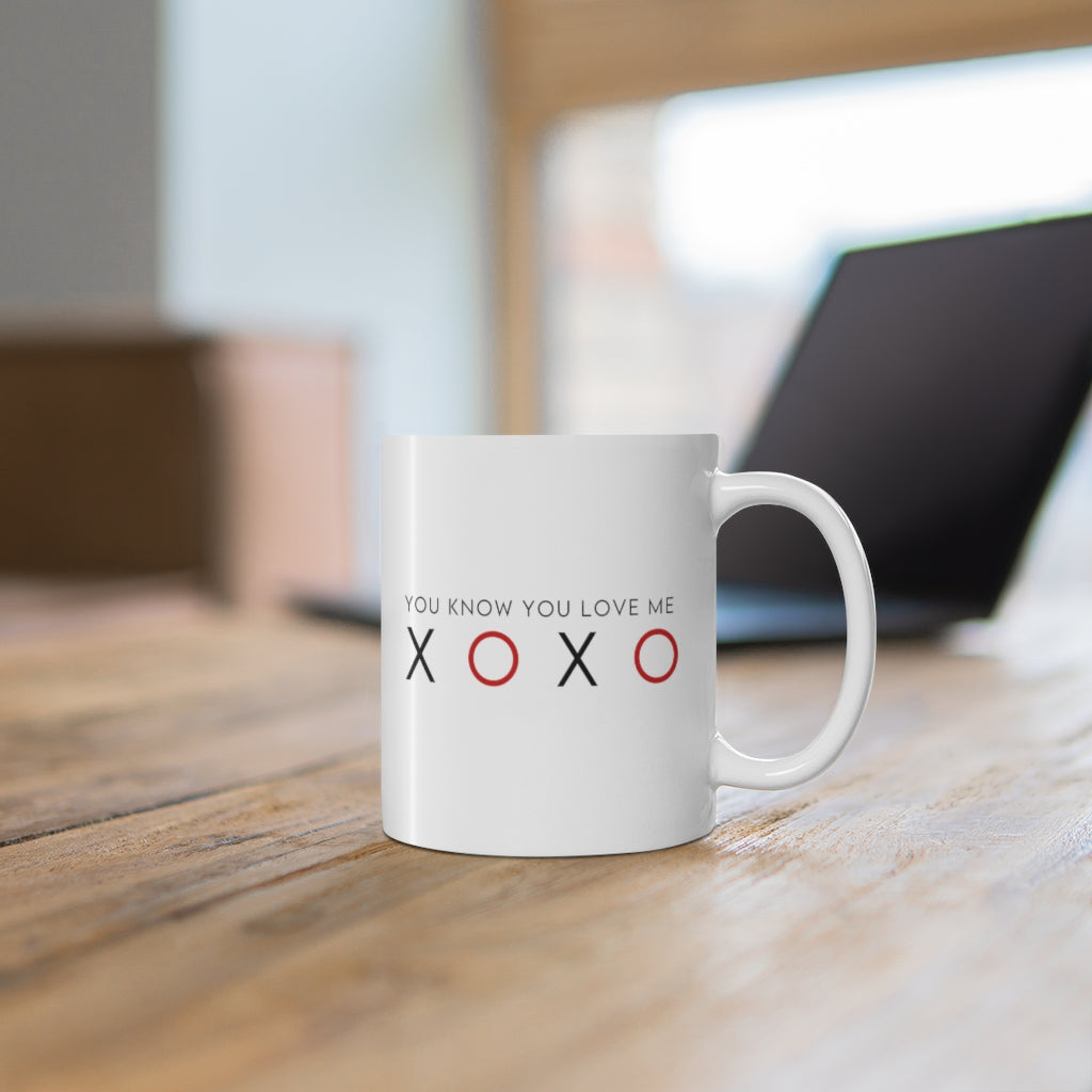 XOXO Ceramic Mug 11oz