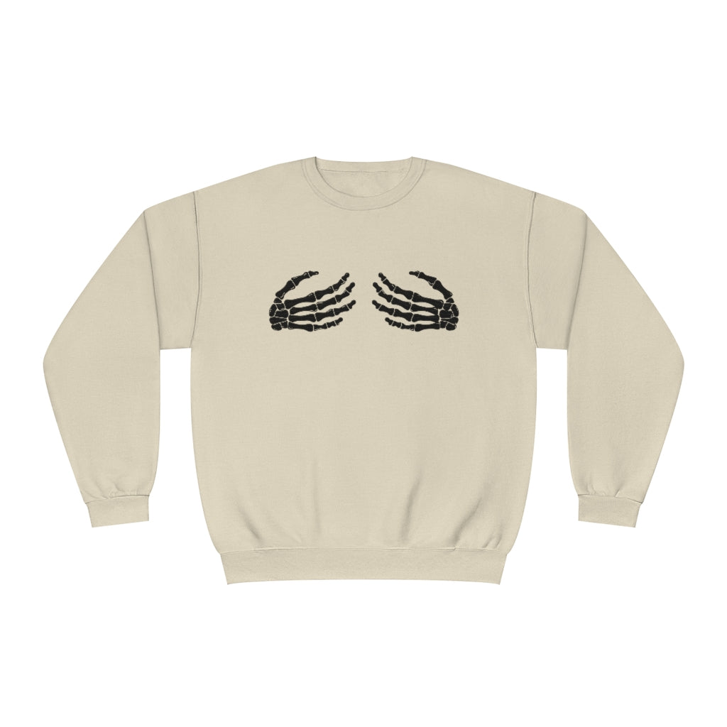 Skeleton Bra Crewneck Sweatshirt