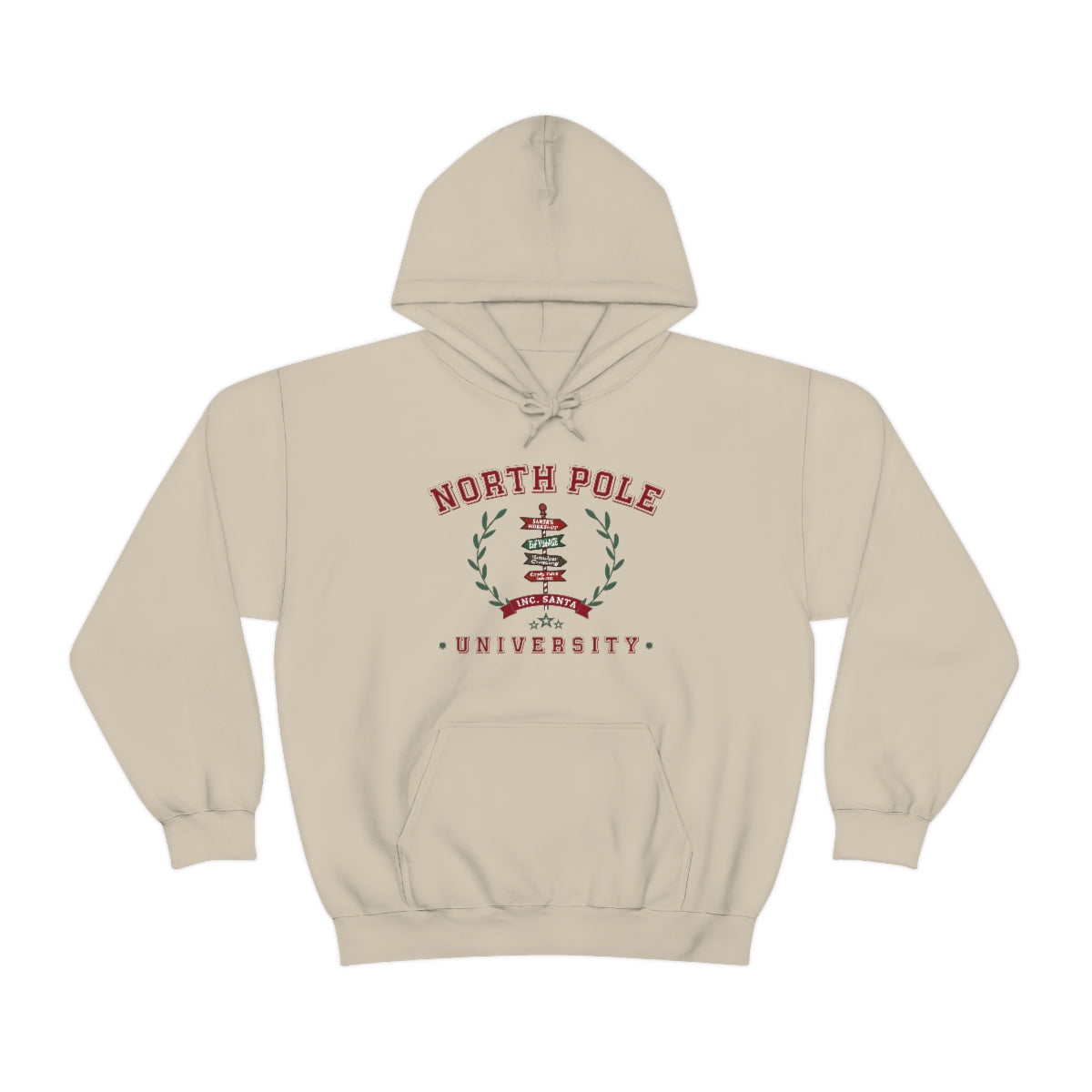 North Pole University Hooded Sweatshirt
