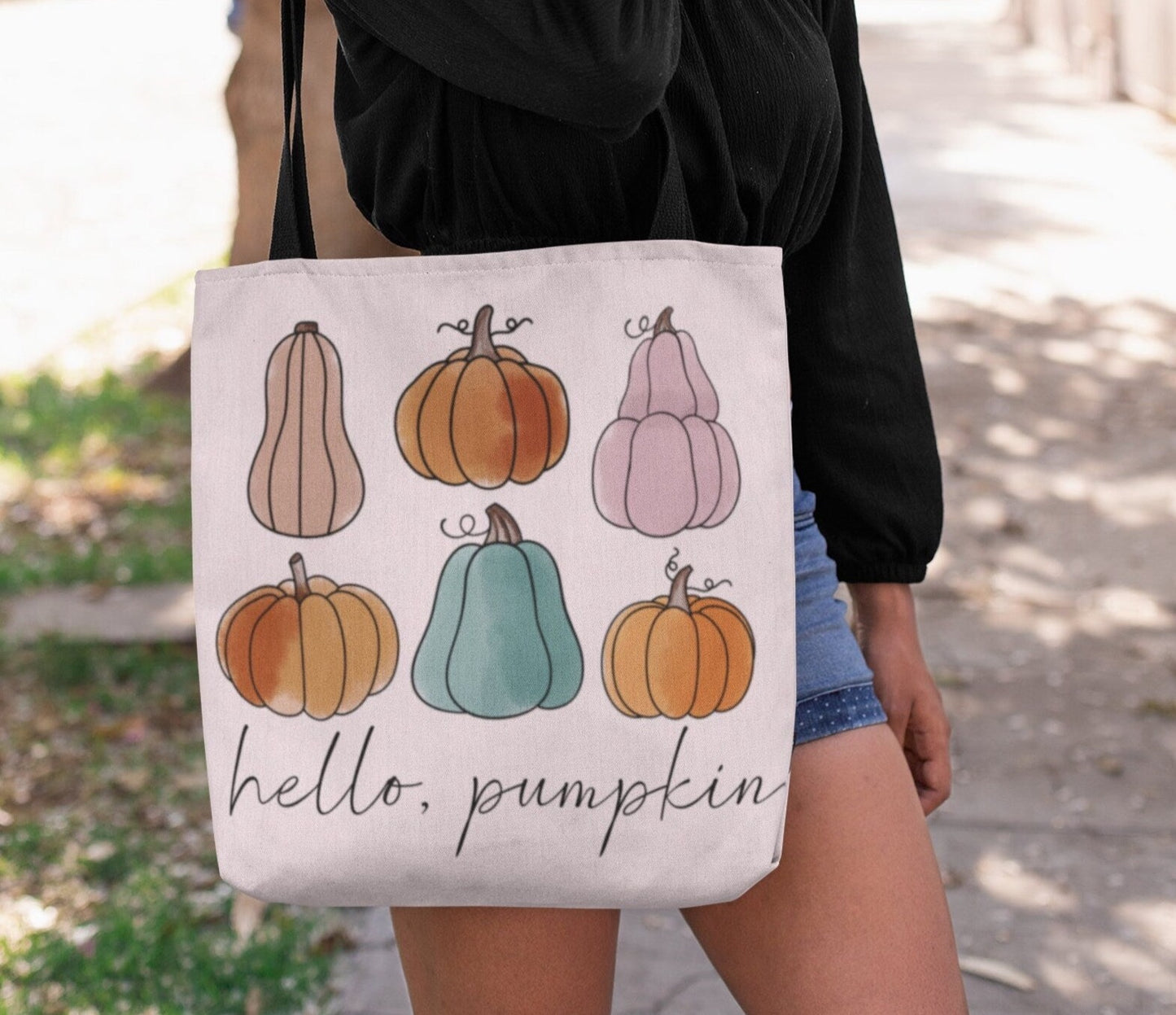 Hello Pumpkin Tote Bag