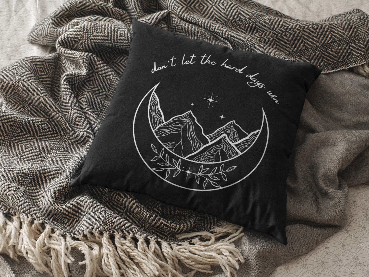 Don't let the hard days win ACOTAR Pillow Case
