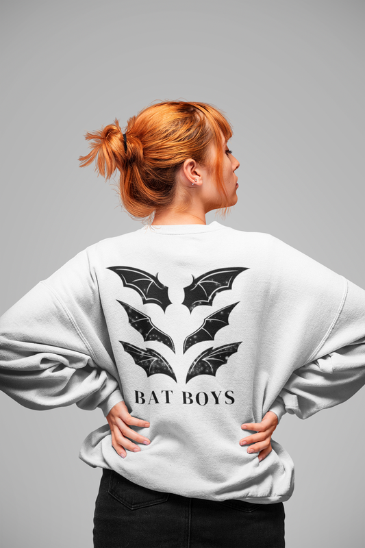 Bat Boys (back design) Crewneck Sweatshirt